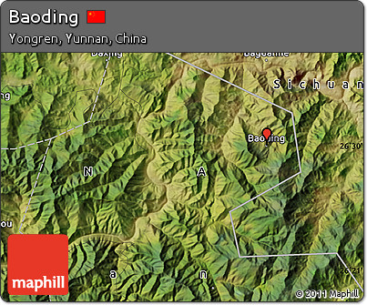 Satellite Map of Baoding