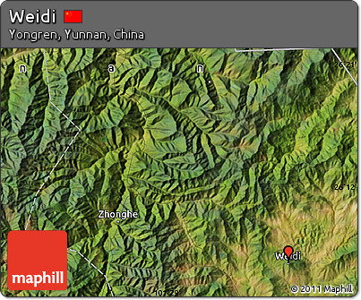 Satellite Map of Weidi