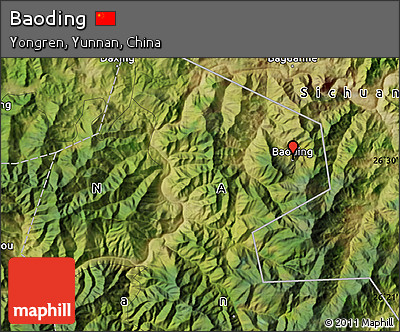 Satellite Map of Baoding