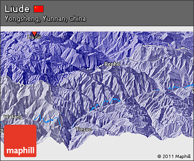 Political Panoramic Map of Liude