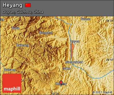 Physical Map of Heyang