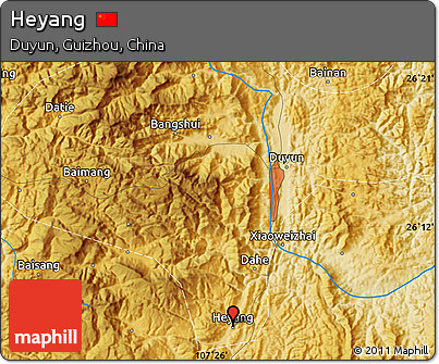 Physical Map of Heyang