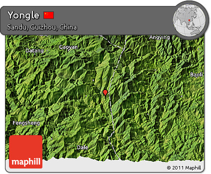 Satellite 3D Map of Yongle