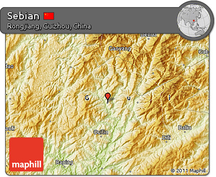 Physical Map of Sebian