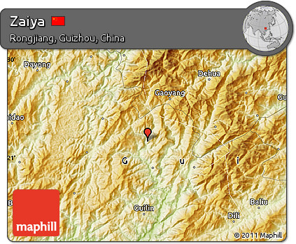 Physical Map of Zaiya