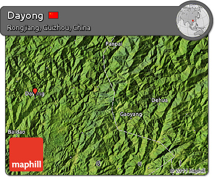 Satellite Map of Dayong