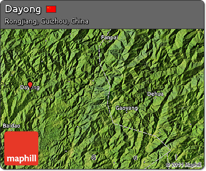 Satellite Map of Dayong