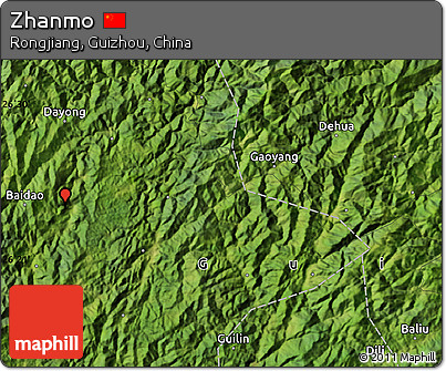 Satellite Map of Zhanmo
