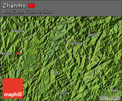 Satellite Map of Zhanmo