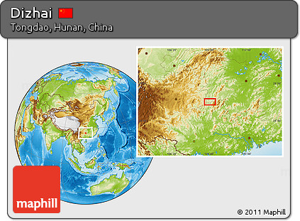 Physical Location Map of Dizhai