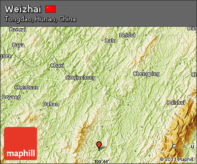 Physical Map of Weizhai