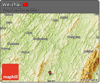 Physical Map of Weizhai