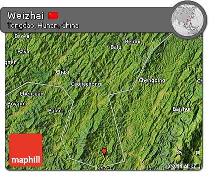 Satellite Map of Weizhai