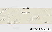 Shaded Relief Panoramic Map of the area around 26° 21' 4" N, 10° 58' 29" W
