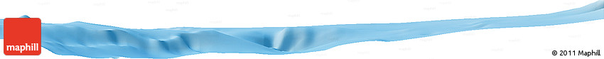 Shaded Relief Horizon Map of the Area around 26° 21' 4" N, 110° 25' 30" W