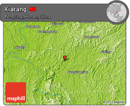 Physical 3D Map of Xiatang