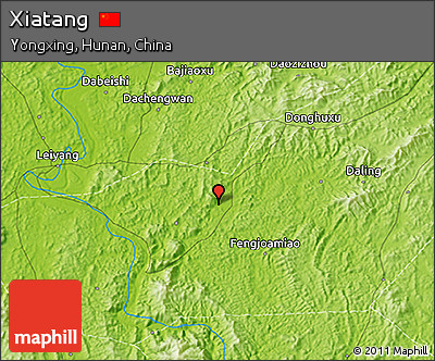 Physical 3D Map of Xiatang