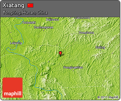 Physical 3D Map of Xiatang