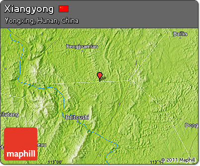 Physical Map of Xiangyong