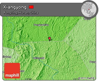 Political Map of Xiangyong