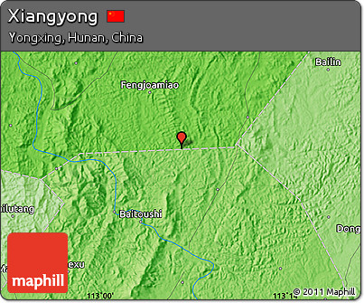 Political Map of Xiangyong