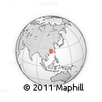 Outline Map of the Area around 26° 21' 4" N, 113° 58' 29" E, rectangular outline