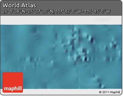 Satellite 3D Map of the Area around 26° 21' 4" N, 117° 13' 29" W