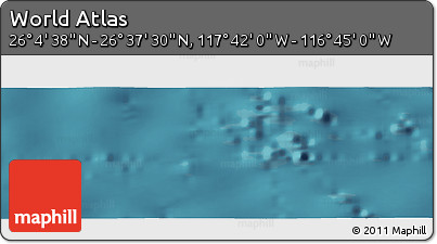 Satellite Panoramic Map of the Area around 26° 21' 4" N, 117° 13' 29" W
