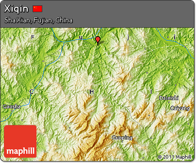 Physical Map of Xiqin