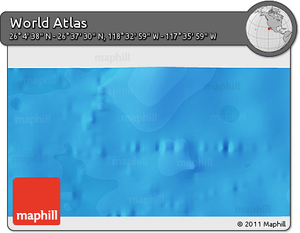 Political 3D Map of the Area around 26° 21' 4" N, 118° 4' 29" W