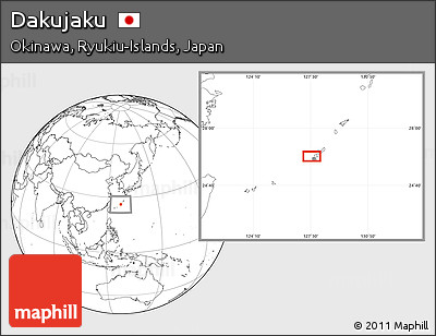 Blank Location Map of Dakujaku