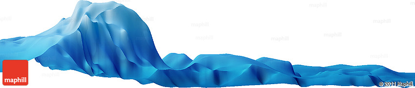 Shaded Relief Horizon Map of the Area around 26° 21' 4" N, 136° 4' 29" E Shaded Relief Horizon Map of the Area around 26° 21' 4" N, 136° 4' 29" E