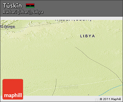 Physical Panoramic Map of Tūskīn