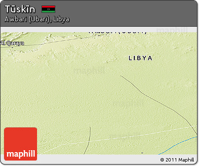 Physical Panoramic Map of Tūskīn
