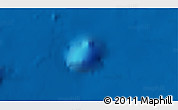 Physical 3D Map of the area around 26° 21' 4" N, 148° 49' 29" E