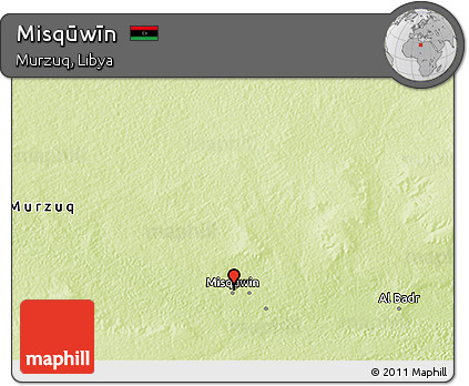 Physical 3D Map of Misqūwīn