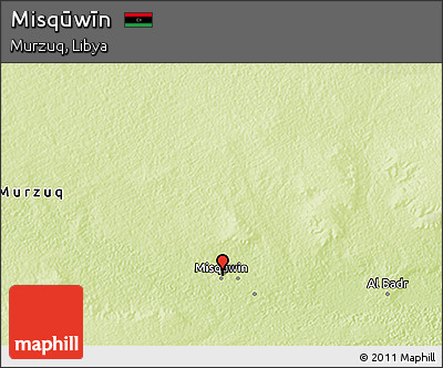 Physical 3D Map of Misqūwīn