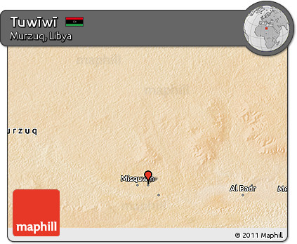 Satellite 3D Map of Tuwīwī