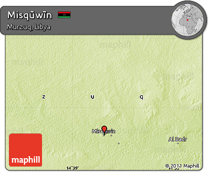 Physical Map of Misqūwīn