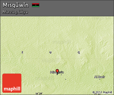 Physical Map of Misqūwīn