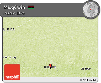 Physical Panoramic Map of Misqūwīn