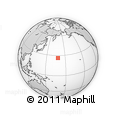 Outline Map of the Area around 26° 21' 4" N, 168° 22' 30" E, rectangular outline