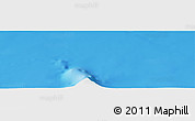 Shaded Relief Panoramic Map of the area around 26° 21' 4" N, 18° 37' 30" W