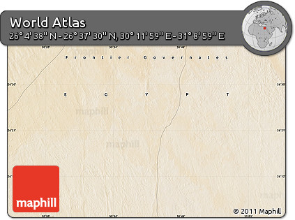 Satellite Map of the Area around 26° 21' 4" N, 30° 40' 29" E