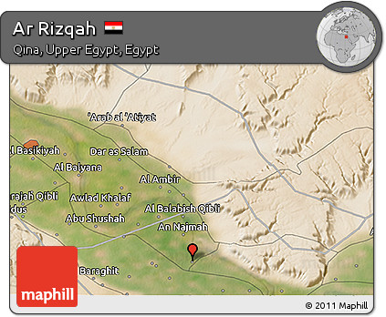 Satellite 3D Map of Ar Rizqah