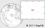 Blank Location Map of the area around 26° 21' 4" N, 32° 13' 30" W