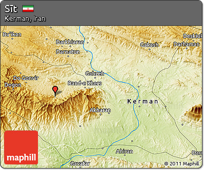 Physical 3D Map of Sīt