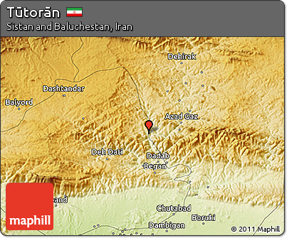 Physical 3D Map of Tūtorān