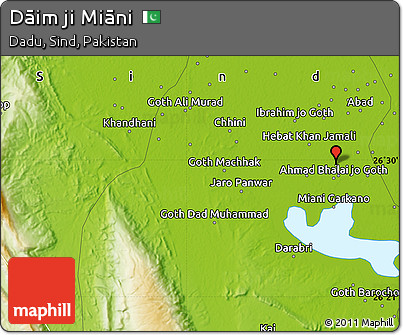Physical Map of Dāim Ji Miāni