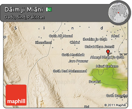 Satellite Map of Dāim Ji Miāni